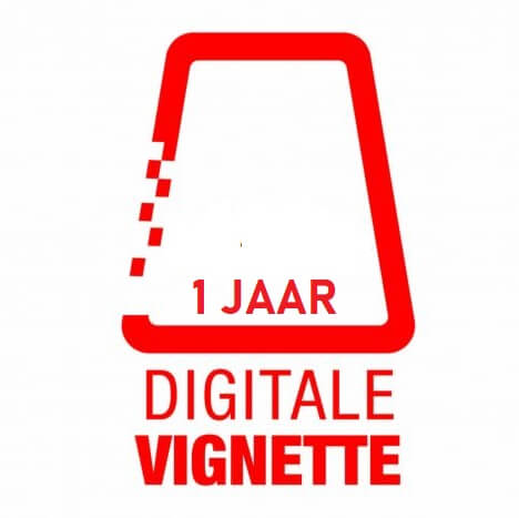 Het digitale vignet Oostenrijk voor Auto, Motor, Caravan, Camper jaarvignet