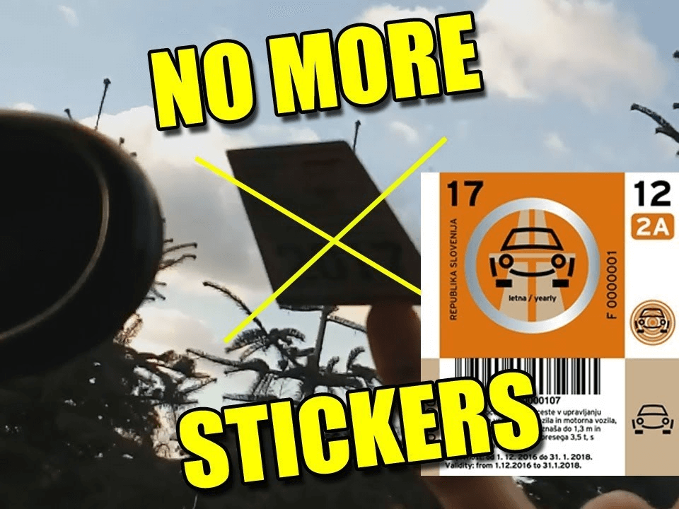 Vignet Oostenrijk - Geen stickers meer op voorruit
